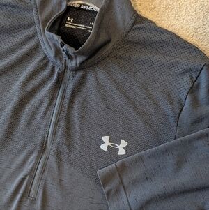 Under Armour Men's Seamless Fitted Quarter Zip Sz L